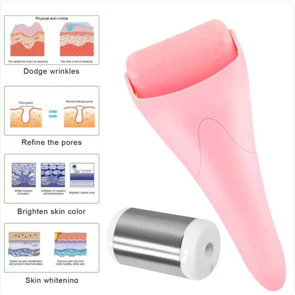 Tresly Plastic Facial Ice Roller for Massage