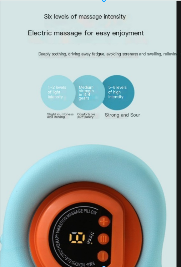 Tresly Portable Neck Massager Pillow