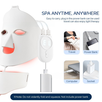 Tresly 7-Color LED Silicone Face Mask – Skin Rejuvenation &amp; Acne Treatment