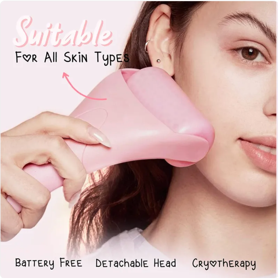 Tresly Plastic Facial Ice Roller for Massage
